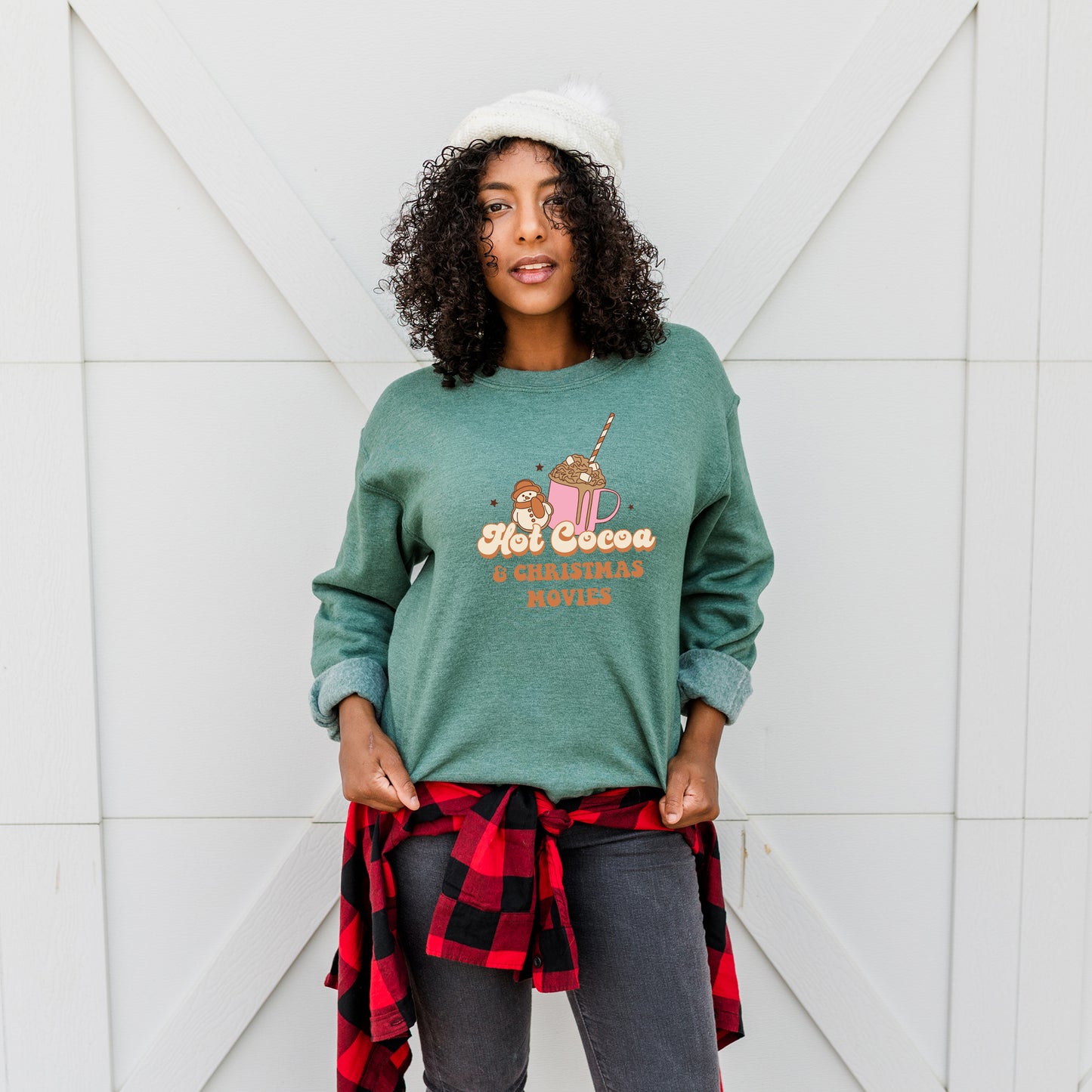 Hot Coco And Christmas Movies | Sweatshirt