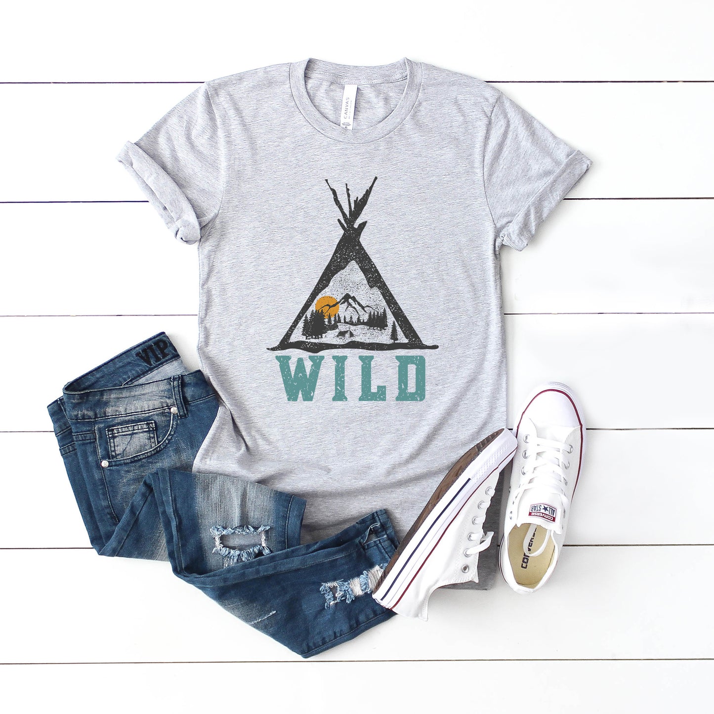 Wild Teepee | Short Sleeve Graphic Tee