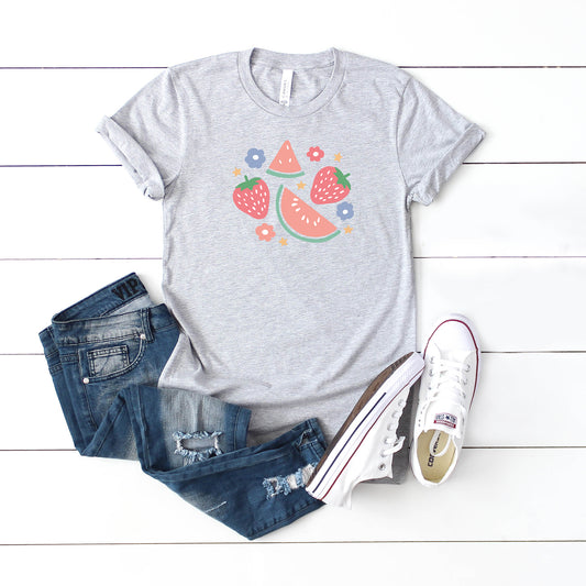 Pastel Fruits | Short Sleeve Graphic Tee
