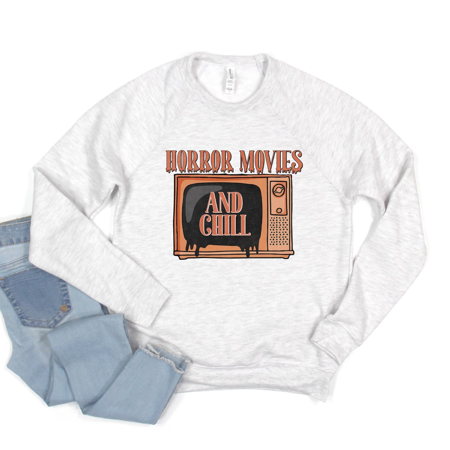 Horror Movies and Chill TV | Bella Canvas Premium Sweatshirt