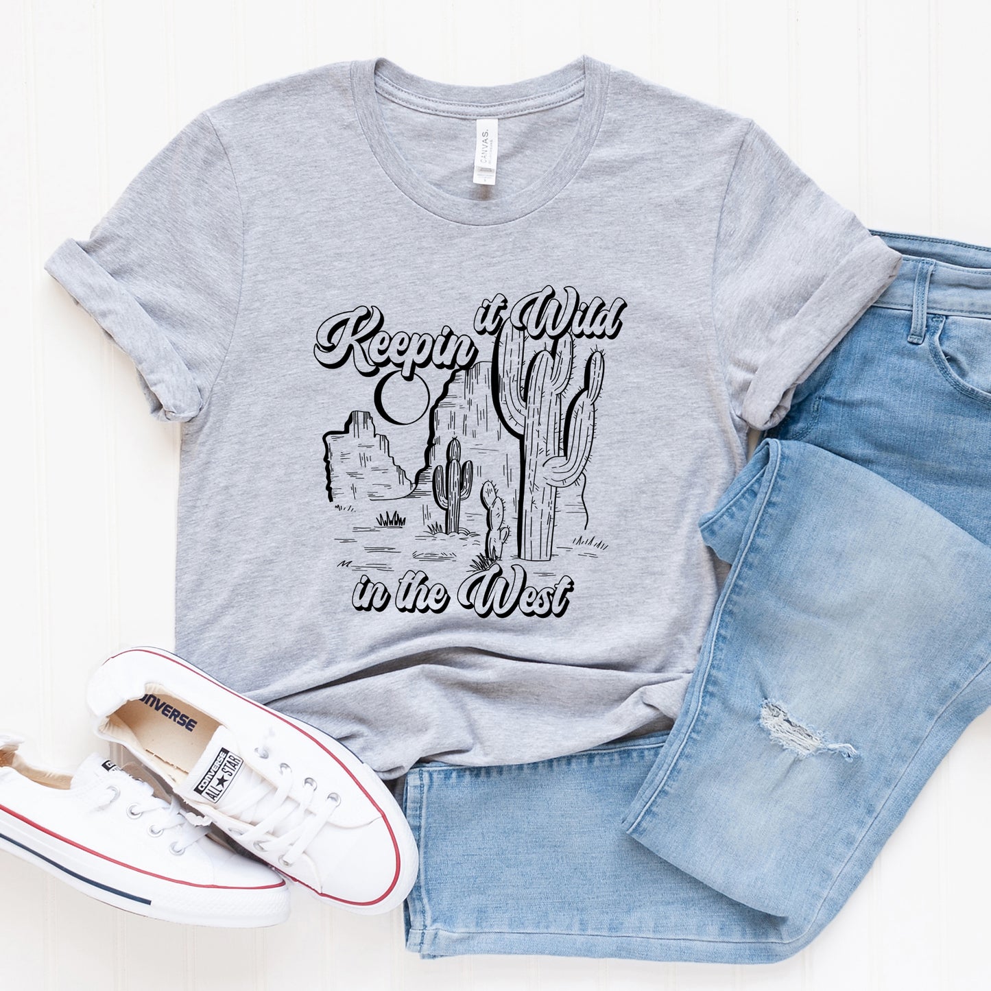 Keeping It Wild In The West | Short Sleeve Graphic Tee
