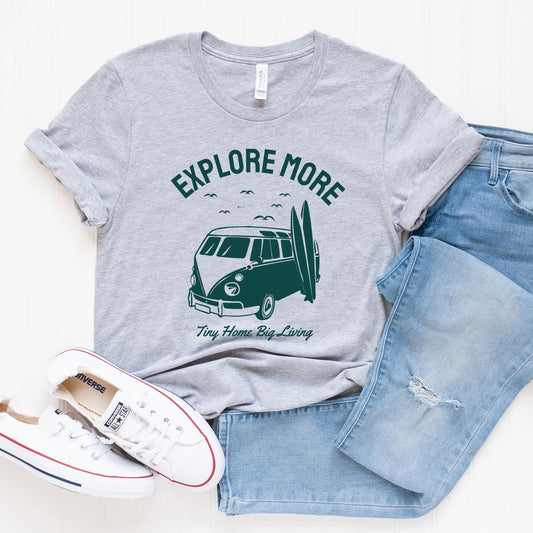 Explore More Surf Board | Short Sleeve Graphic Tee