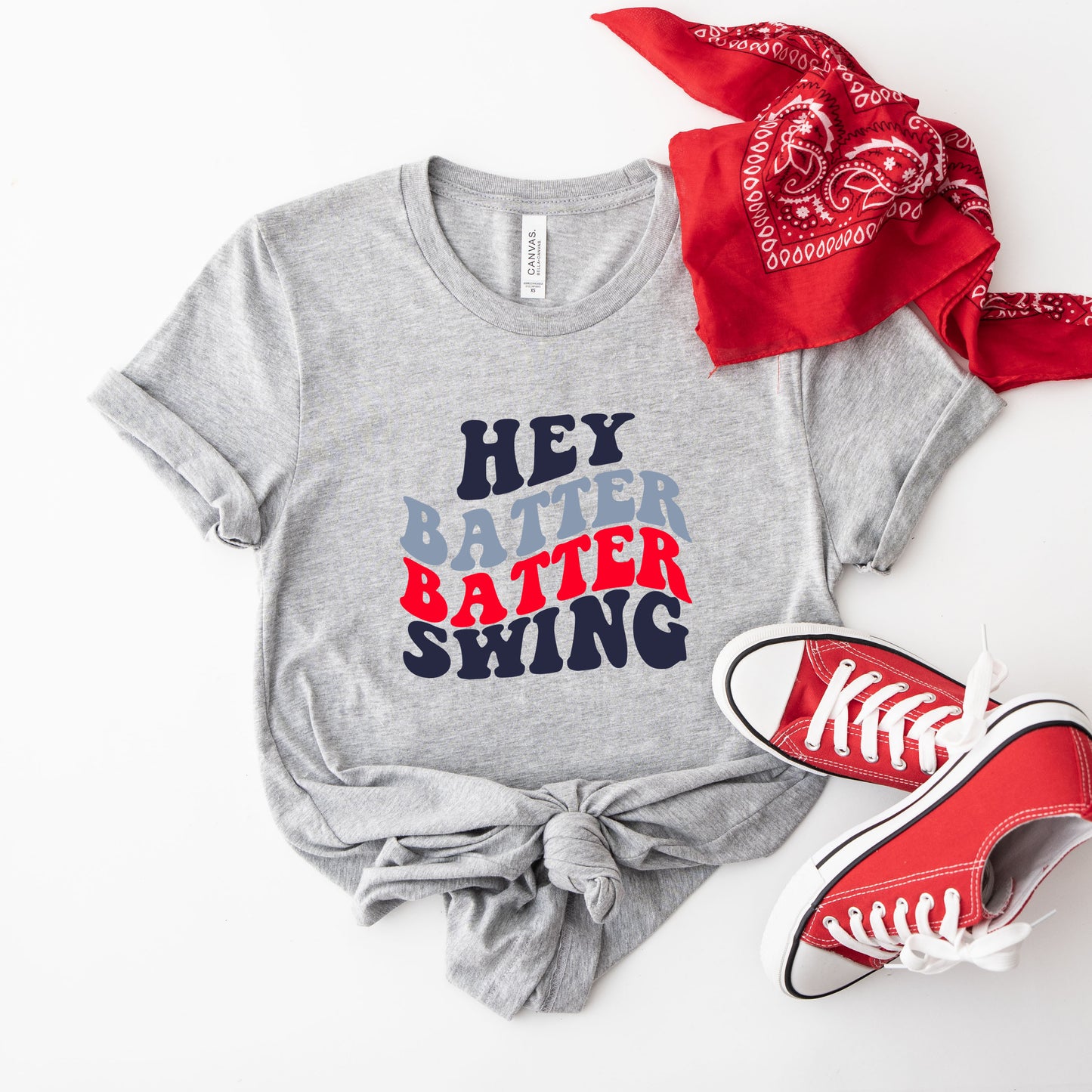 Batter Batter Swing Stacked | Short Sleeve Graphic Tee