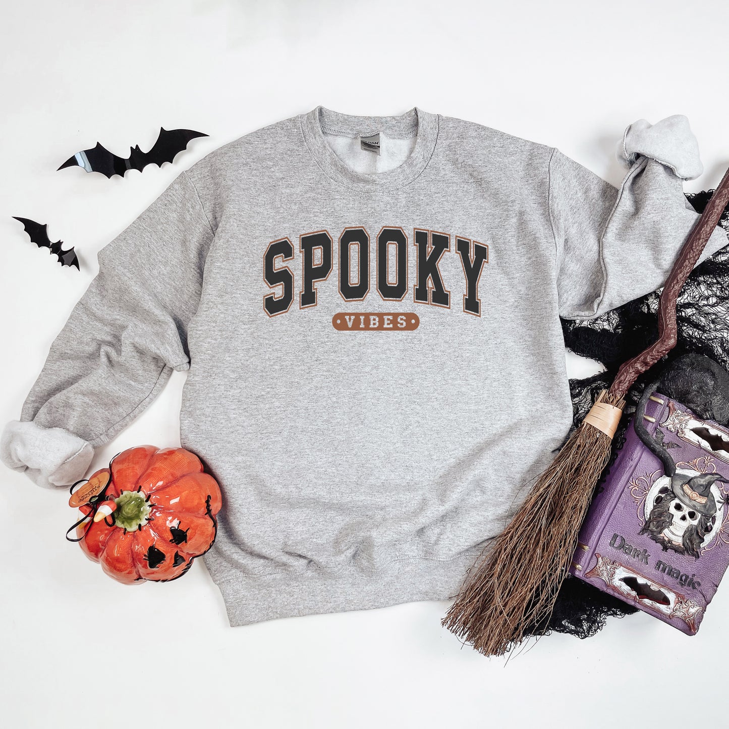 Varsity Spooky Vibes | Sweatshirt