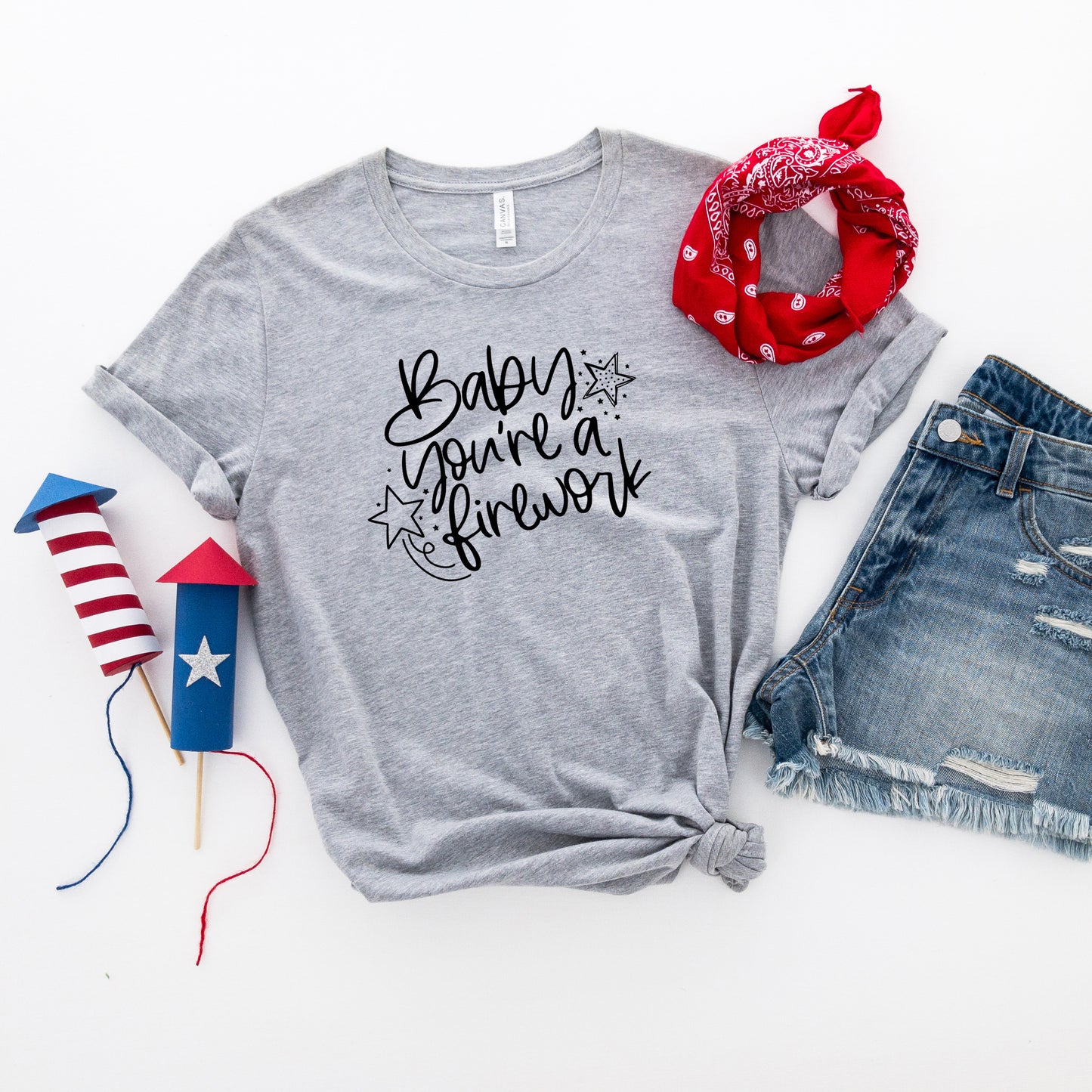 Baby You're A Firework | Short Sleeve Graphic Tee