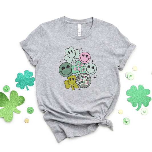 Lucky Smiley Disco | Short Sleeve Graphic Tee