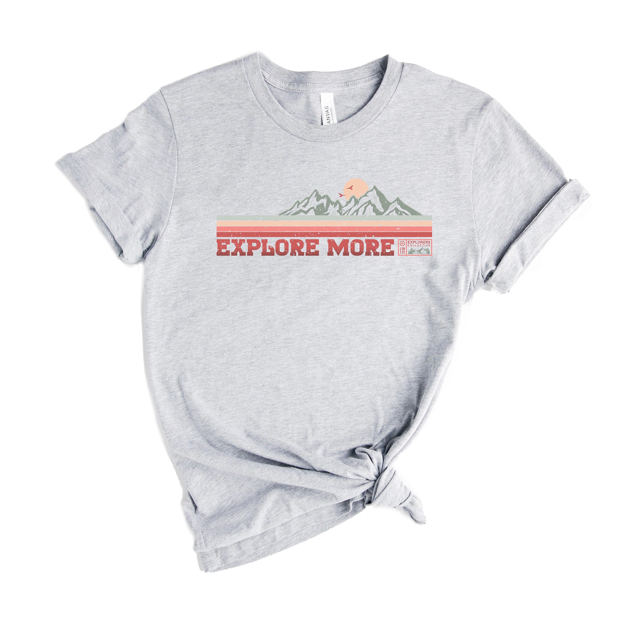 Explore More Mountains Retro | Short Sleeve Graphic Tee