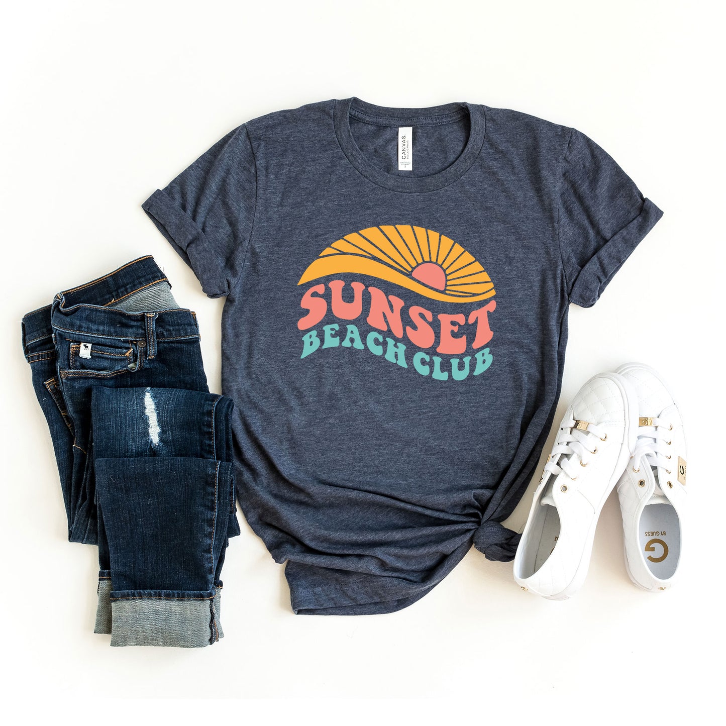 Sunset Beach Club | Short Sleeve Graphic Tee