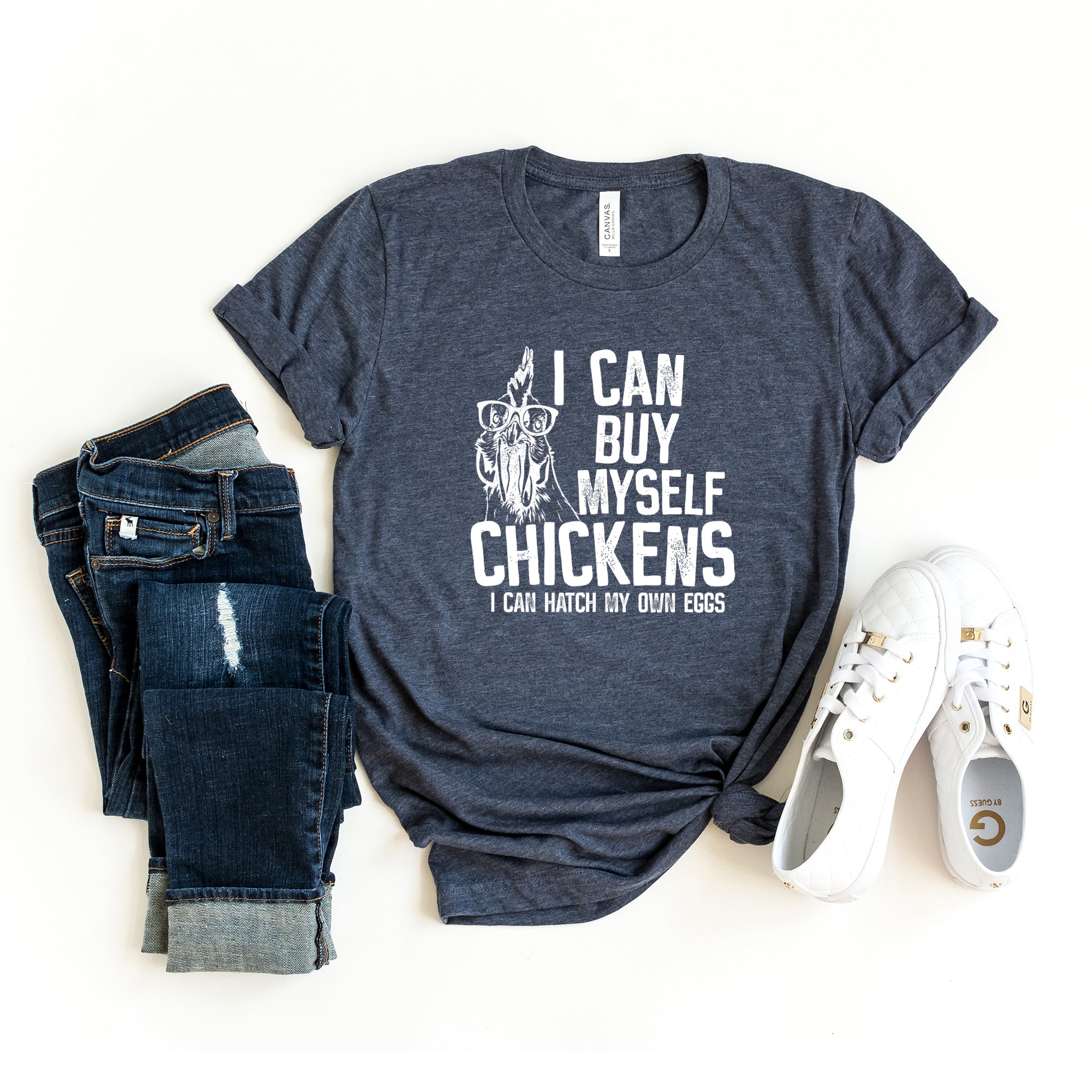 I Can Buy Myself Chickens | Short Sleeve Graphic Tee