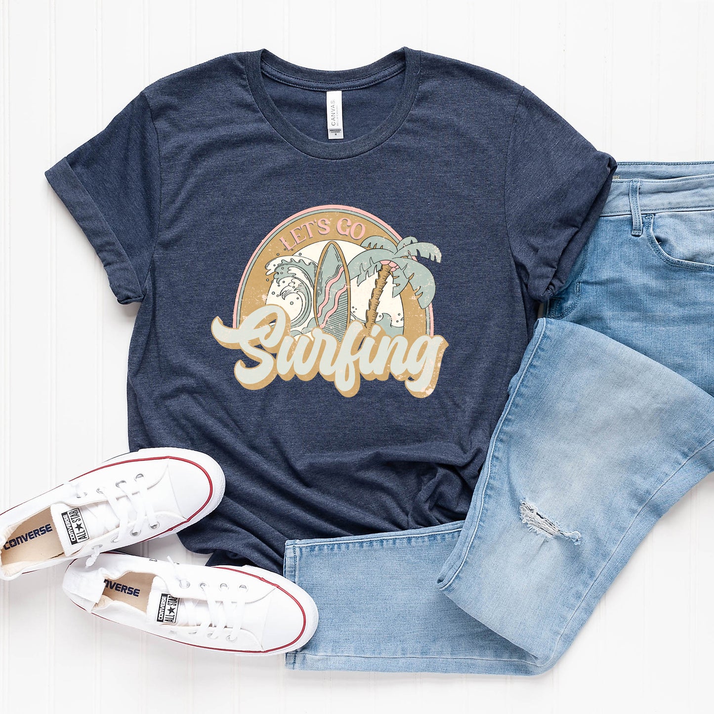 Let's Go Surfing | Short Sleeve Graphic Tee