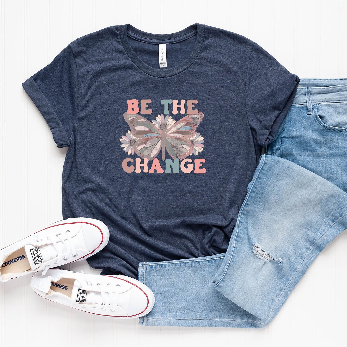 Be The Change Butterfly | Short Sleeve Graphic Tee