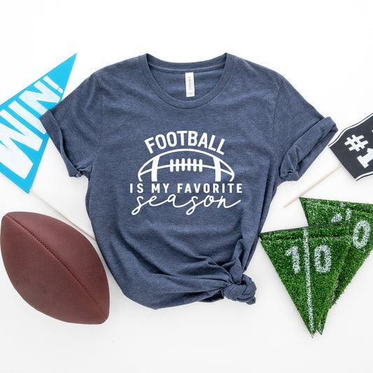 Football is My Favorite Season Ball | Short Sleeve Graphic Tee