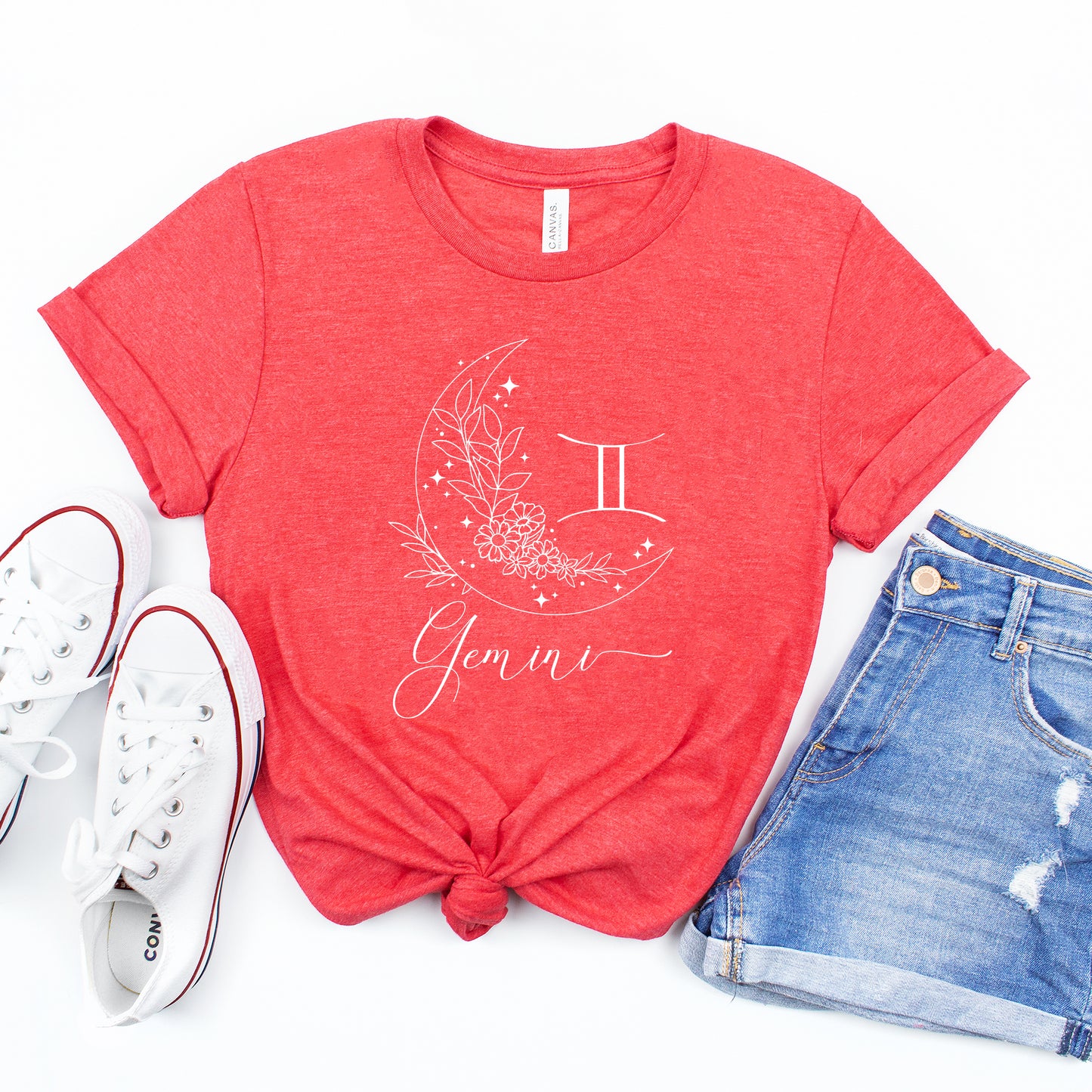 Gemini Floral | Short Sleeve Graphic Tee