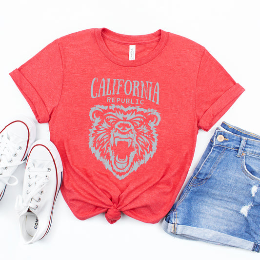 California Republic Bear | Short Sleeve Graphic Tee