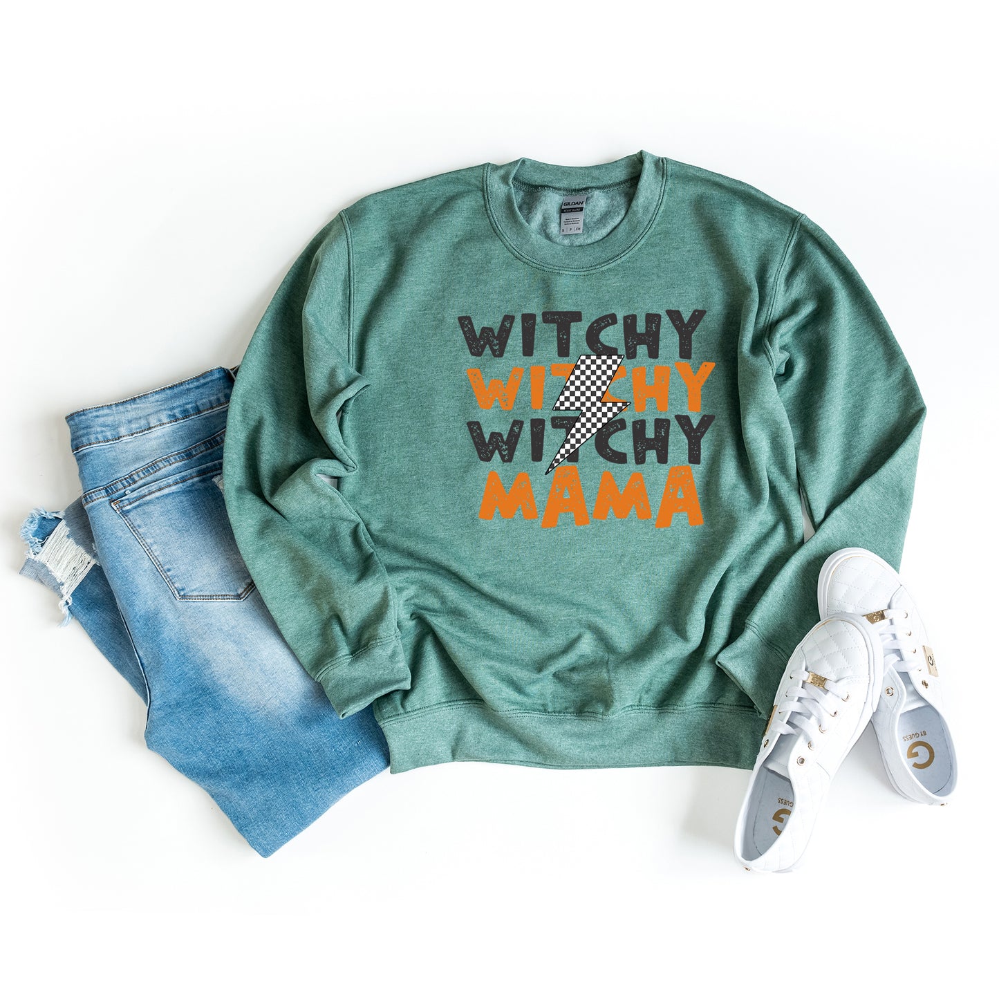 Witchy Mama Lightning Bolt | Sweatshirt
