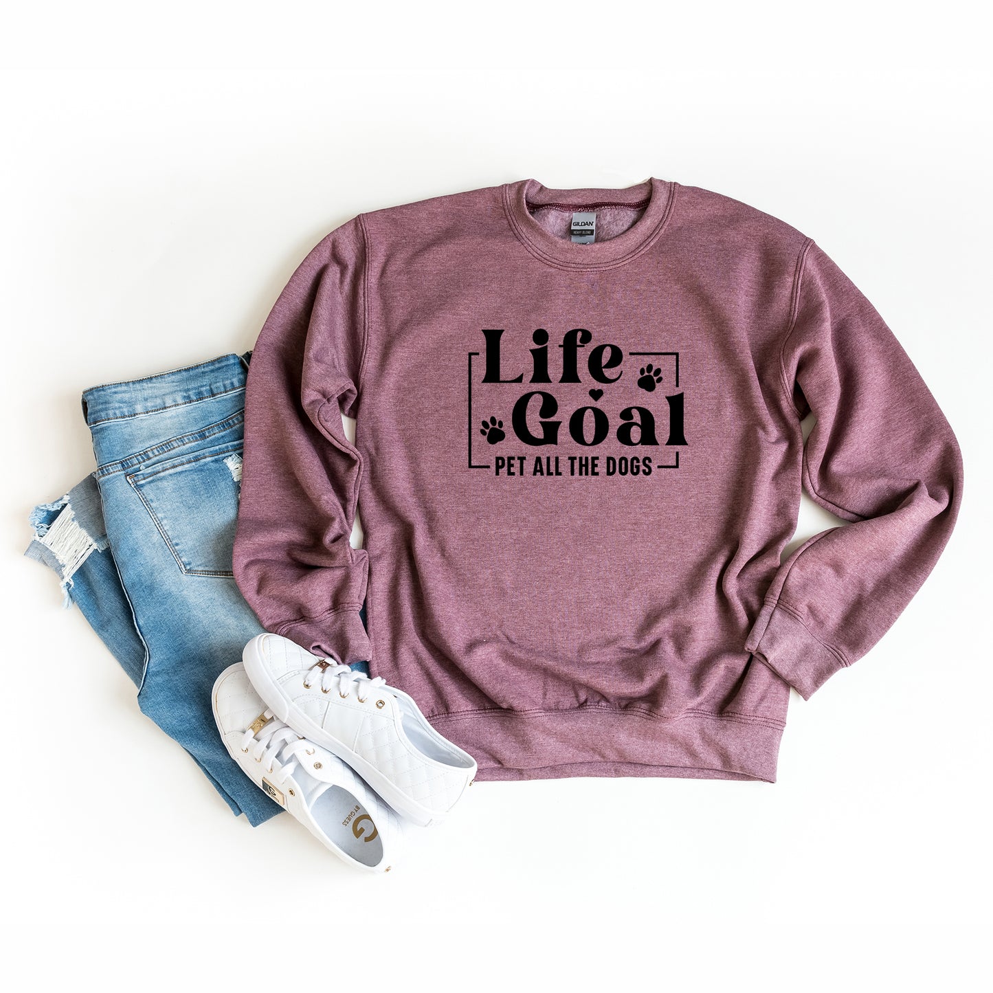 Life Goal Pet All The Dogs | Sweatshirt