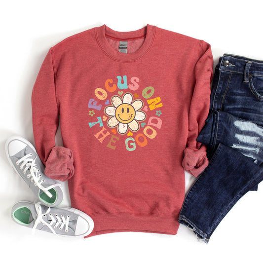 Focus On The Good Flower | Sweatshirt