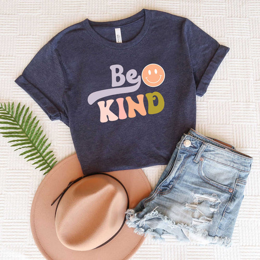 Be Kind Smiley Face | Short Sleeve Graphic Tee