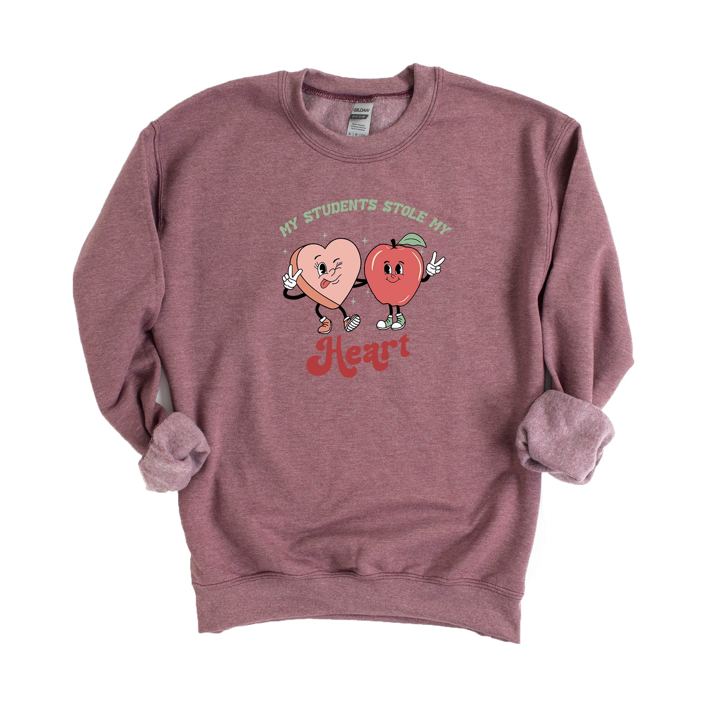 My Students Stole My Heart Cartoon | Sweatshirt