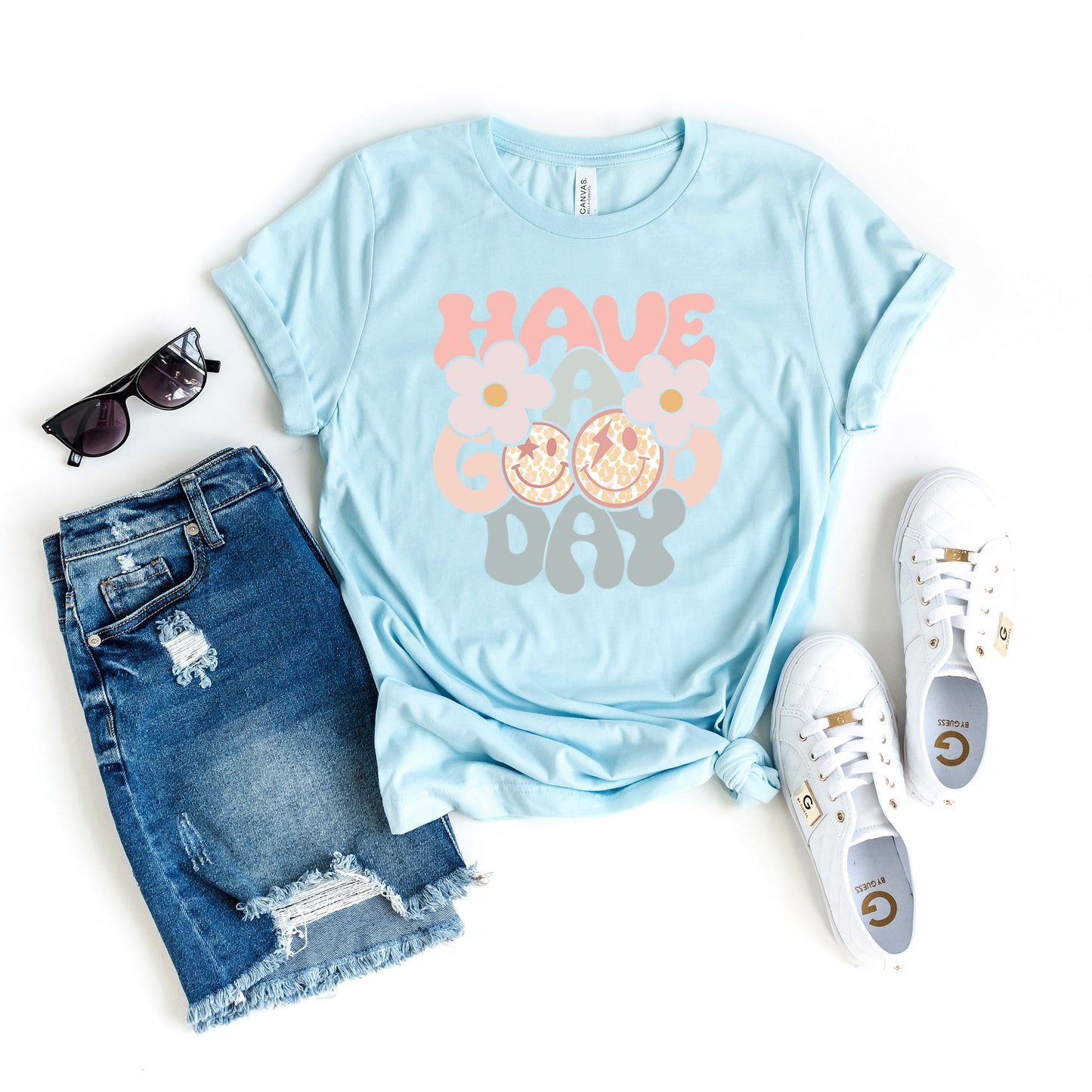 Have A Good Day Flowers | Short Sleeve Graphic Tee