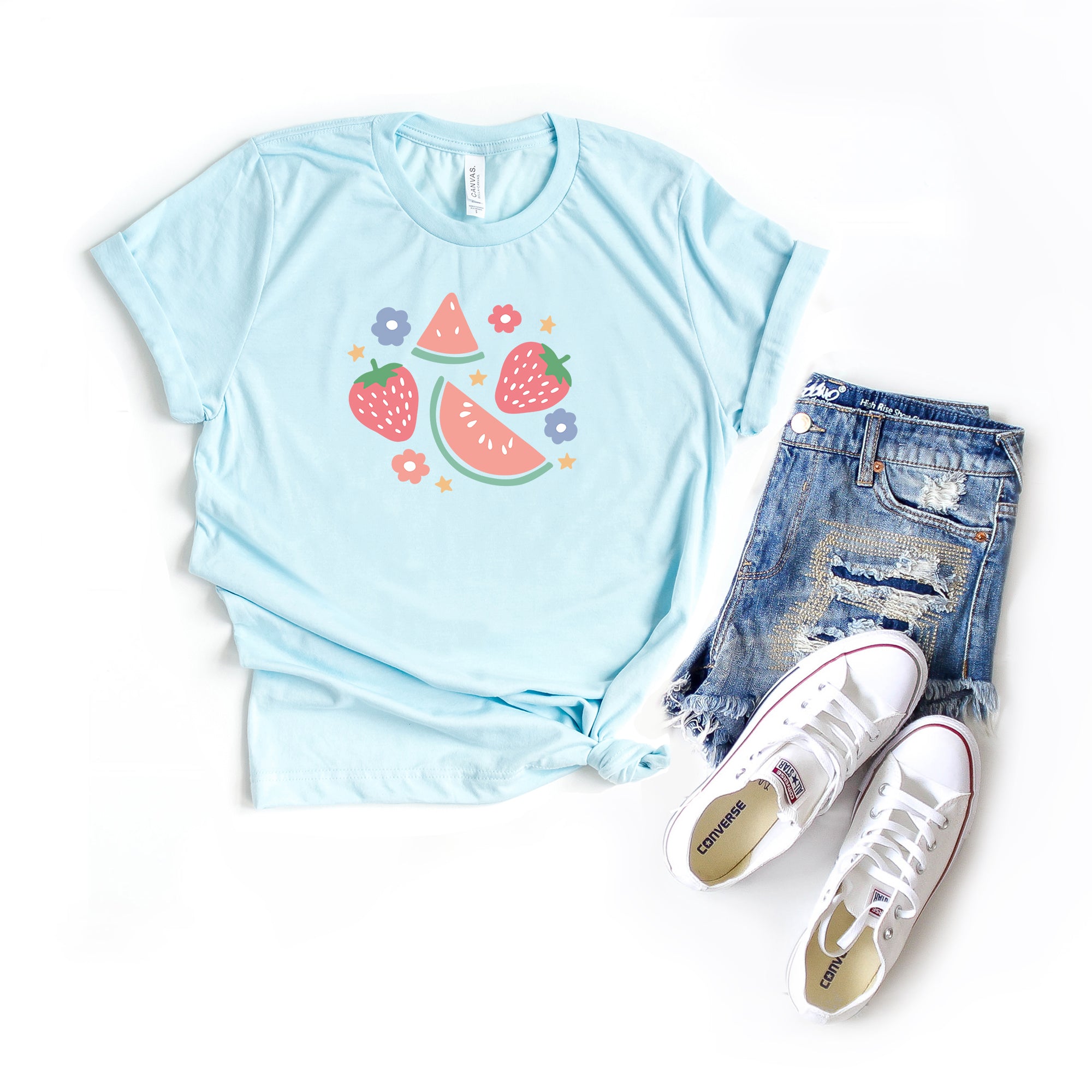 Pastel Fruits | Short Sleeve Graphic Tee