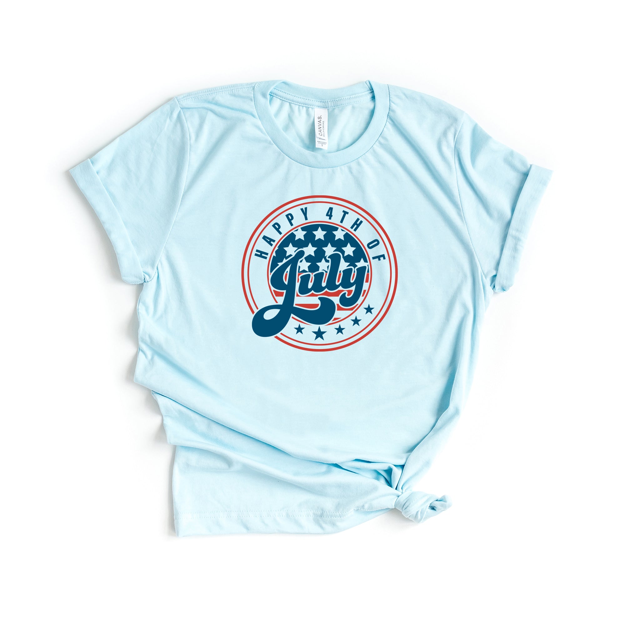 Happy Fourth Circle | Short Sleeve Graphic Tee