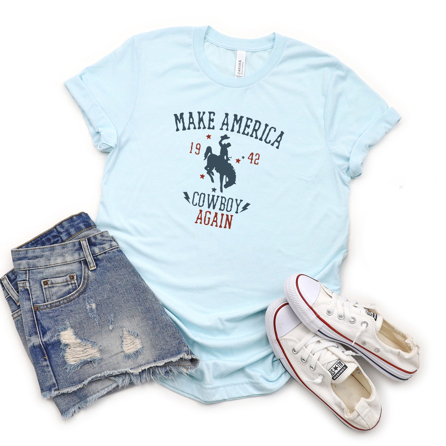 Make America Cowboy Again | Short Sleeve Graphic Tee