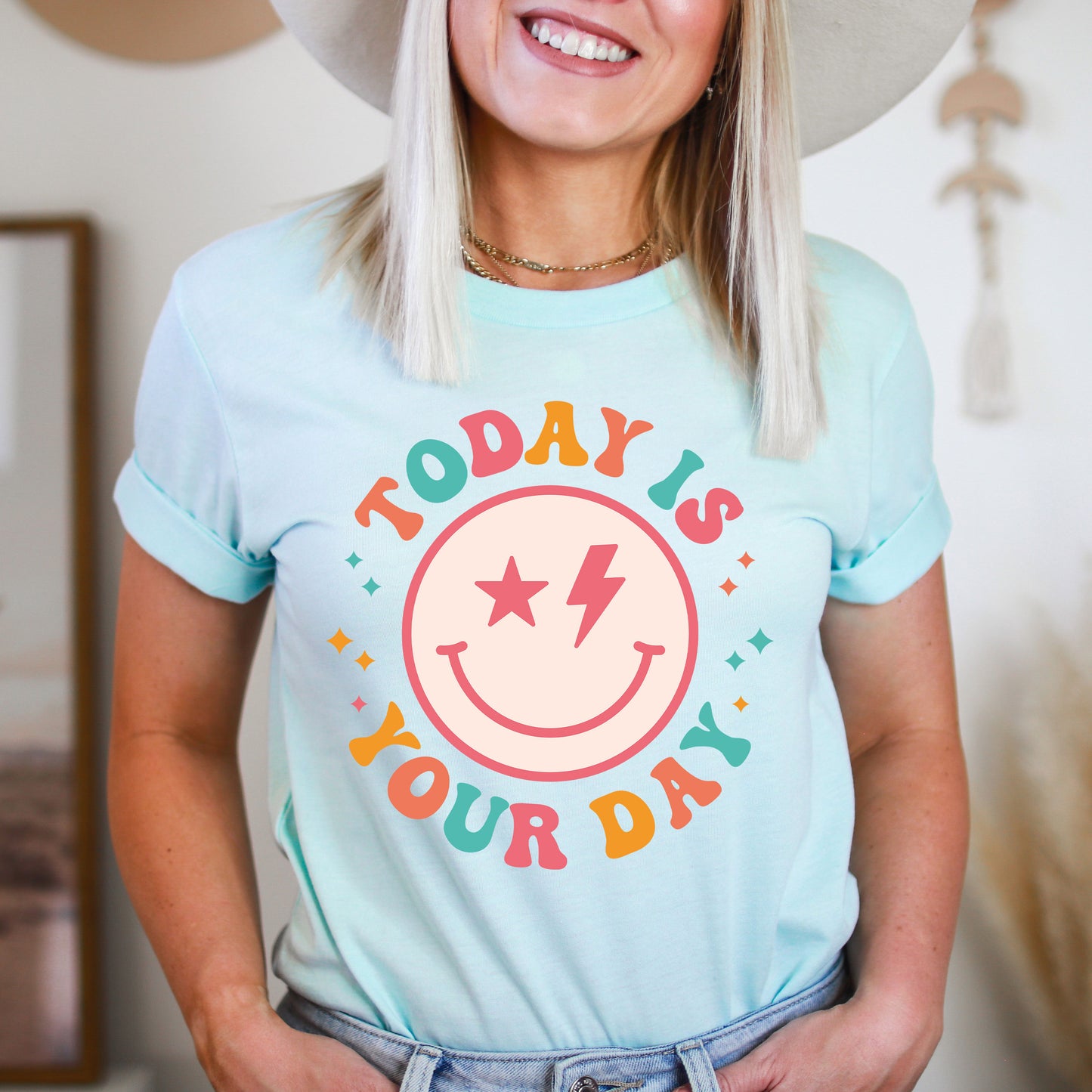 Today is Your Day Bold Smile | Short Sleeve Graphic Tee