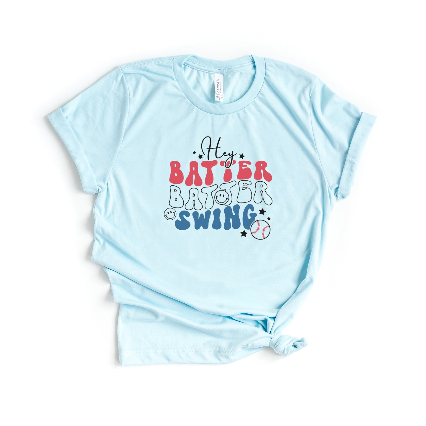 Batter Batter Red White Blue | Short Sleeve Graphic Tee