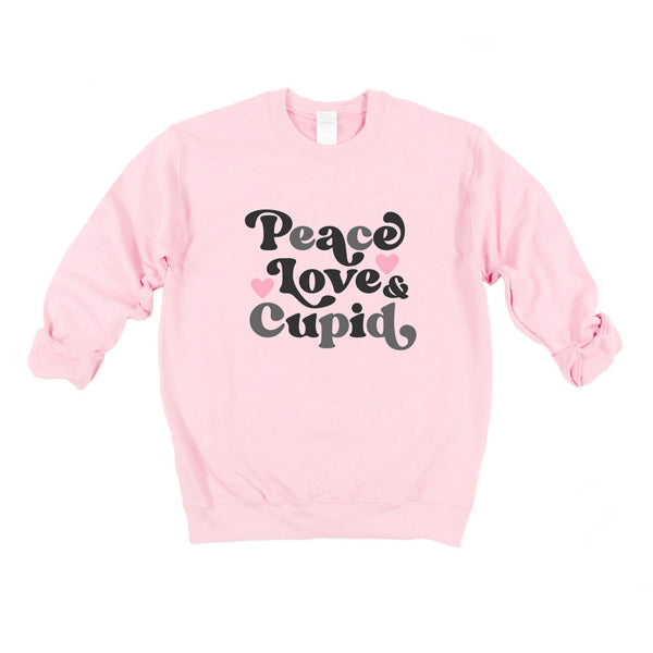 Peace Love And Cupid | Sweatshirt