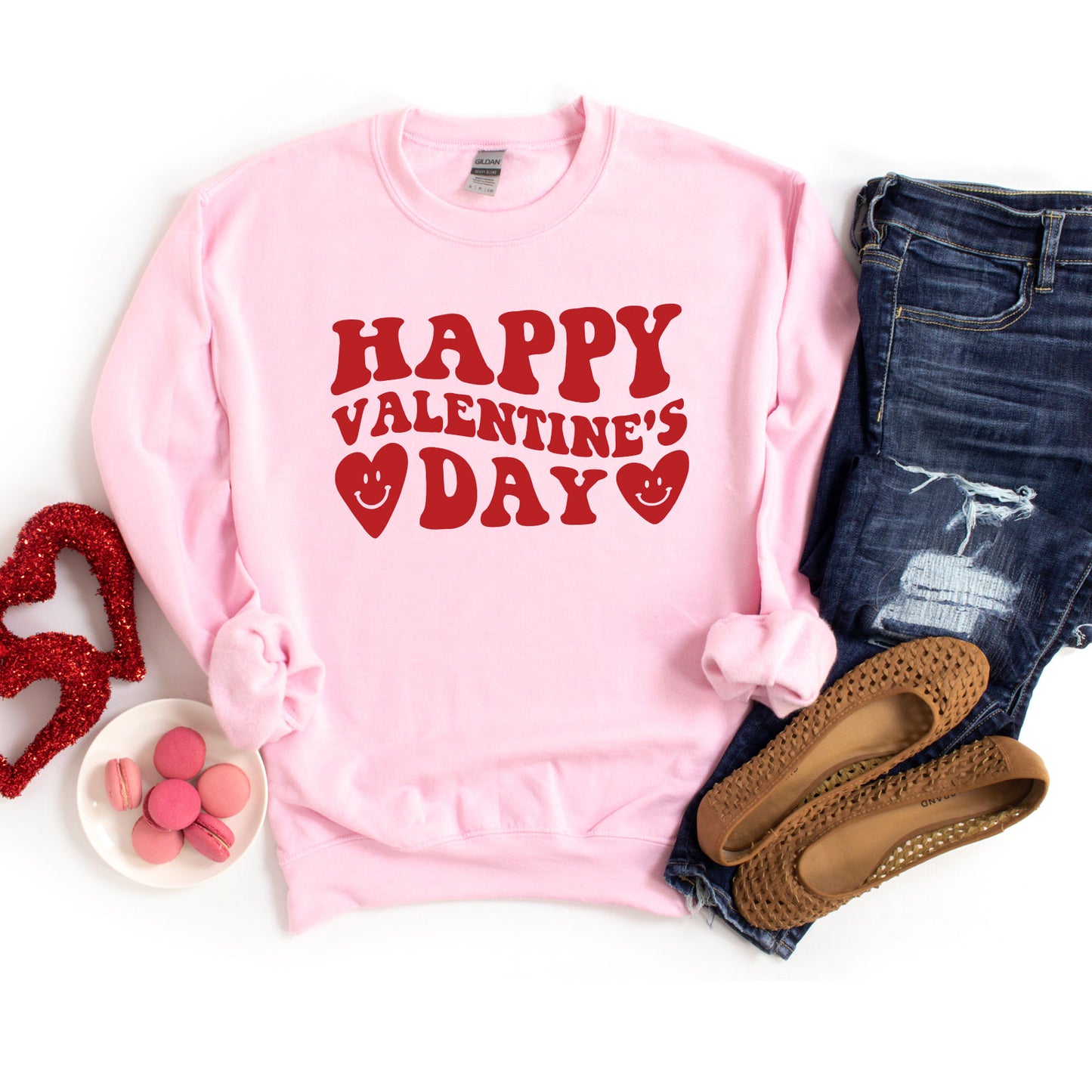 Happy Valentines Day Hearts | Sweatshirt