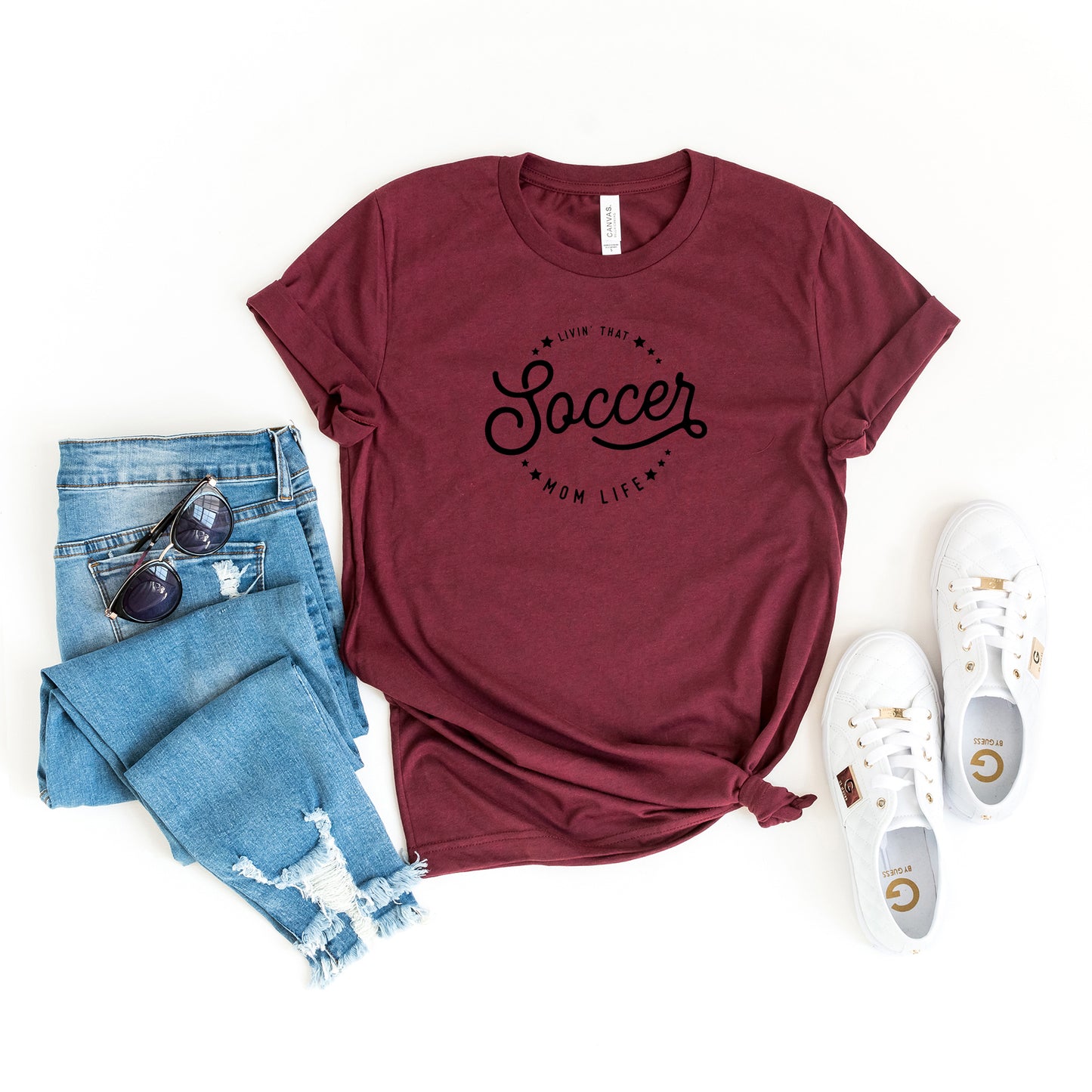 Livin' That Soccer Mom Life | Short Sleeve Graphic Tee