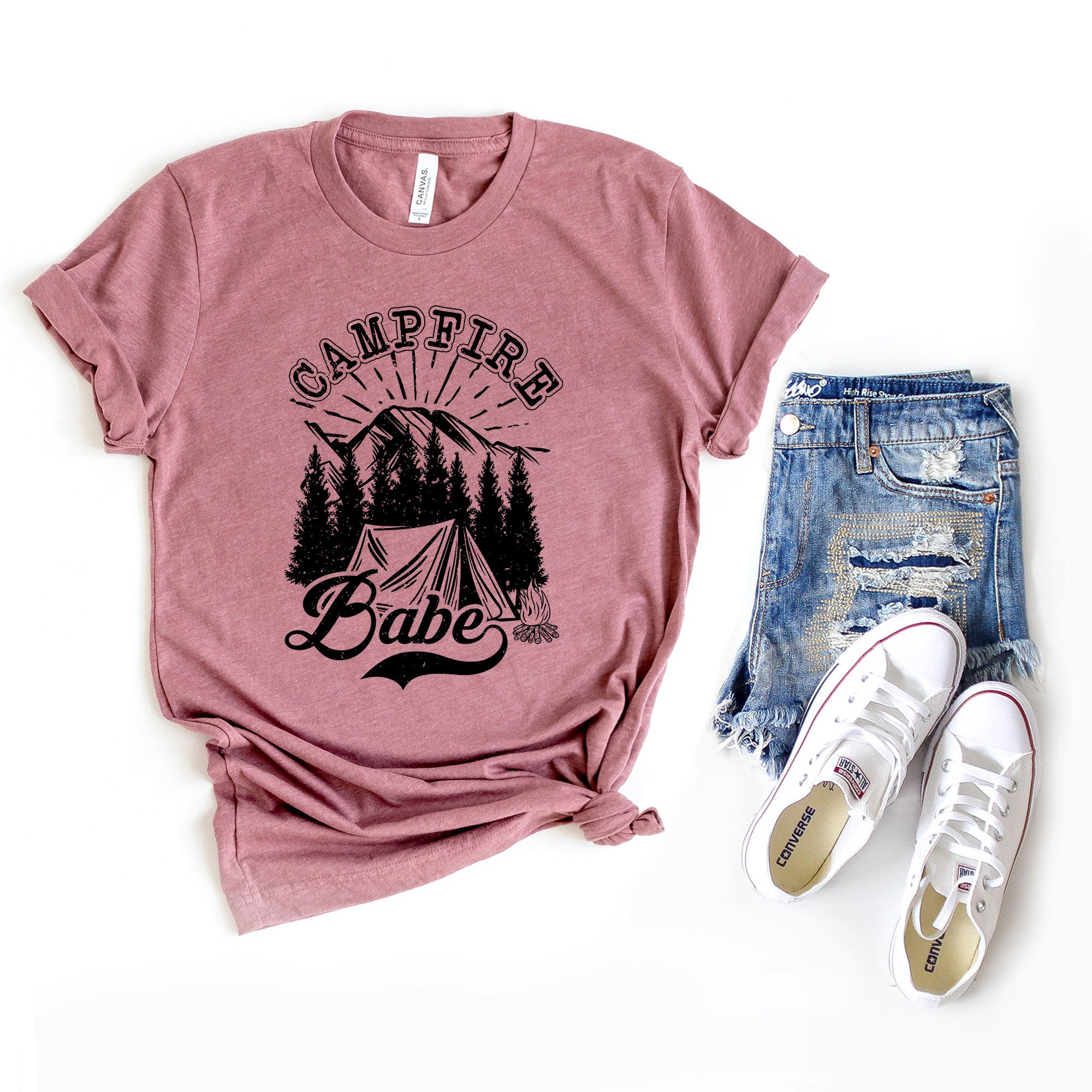 Campfire Babe | Short Sleeve Graphic Tee