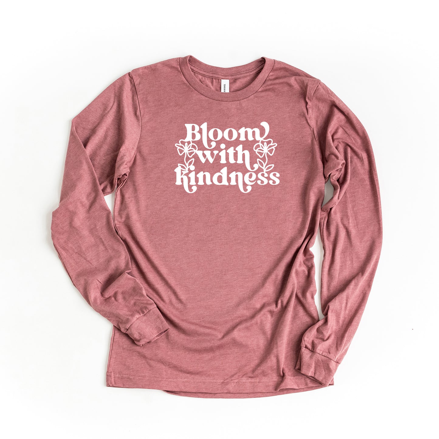 Bloom With Kindness | Long Sleeve Graphic Tee
