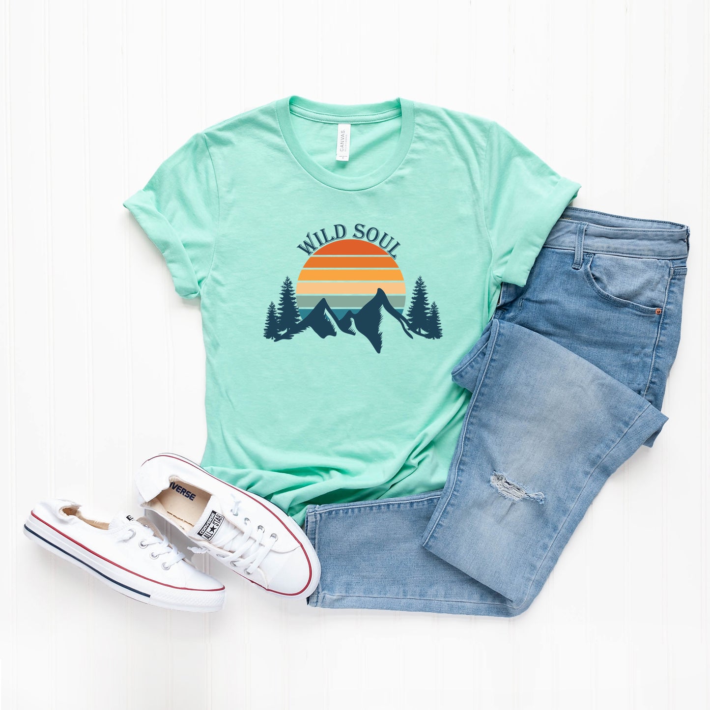 Wild Soul Colorful | Short Sleeve Graphic Tee