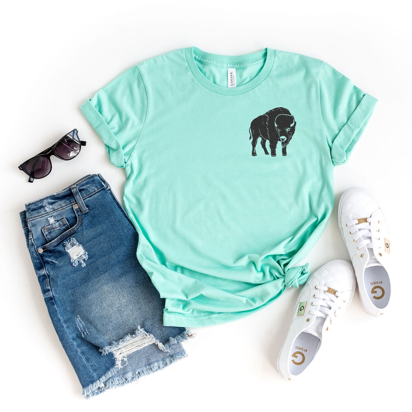 Vintage Yellowstone National Park | Front & Back Short Sleeve Graphic Tee