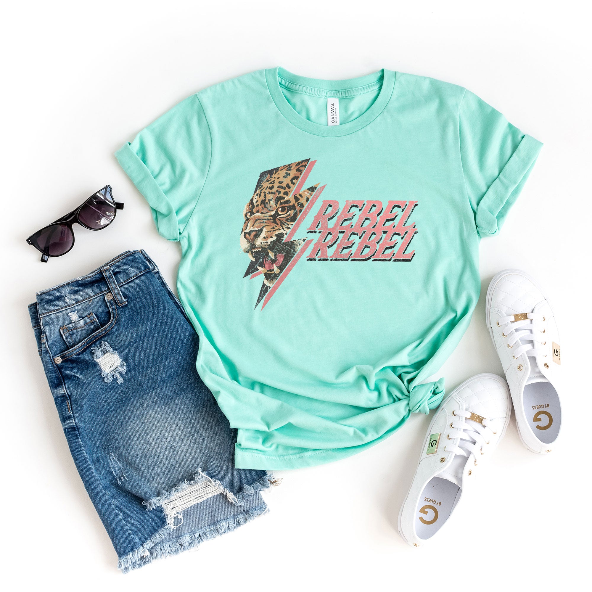 Rebel Cheetah | Short Sleeve Graphic Tee