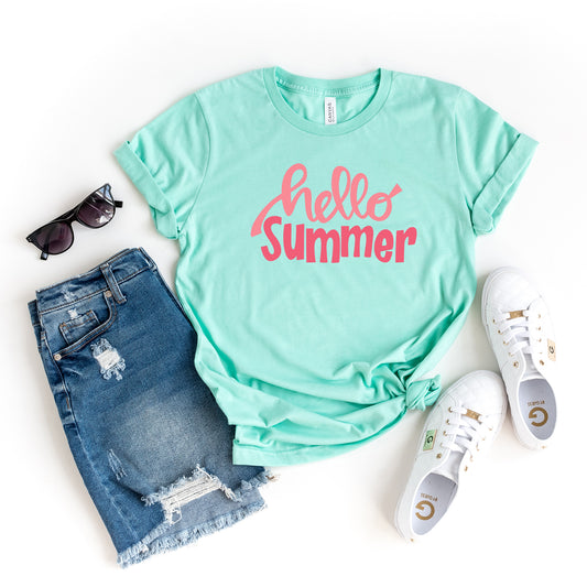 Hello Summer | Short Sleeve Graphic Tee