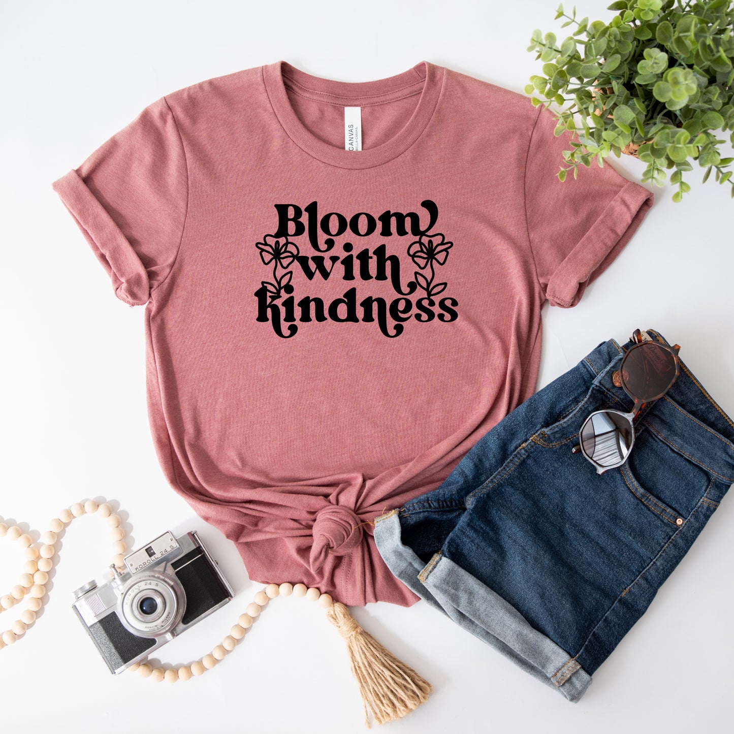 Bloom With Kindness | Short Sleeve Graphic Tee
