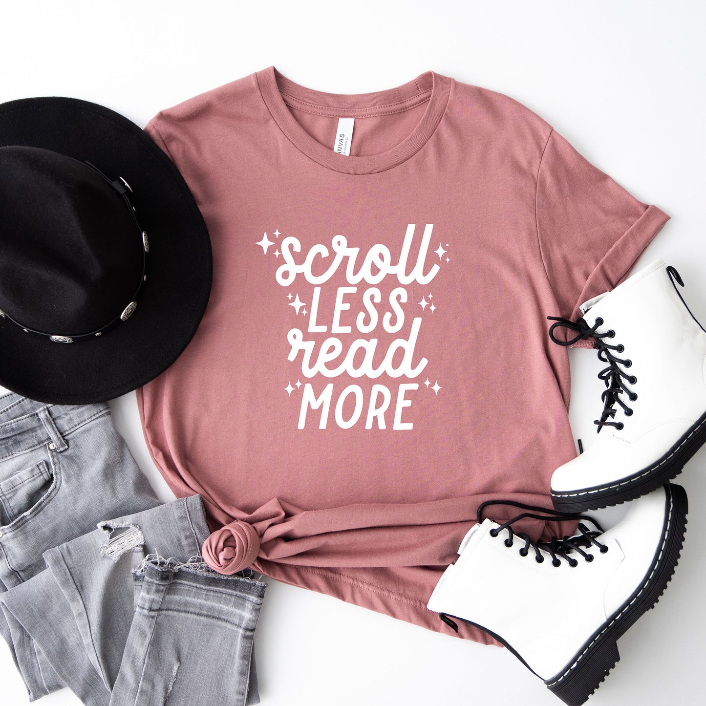 Scroll Less Read More | Short Sleeve Graphic Tee