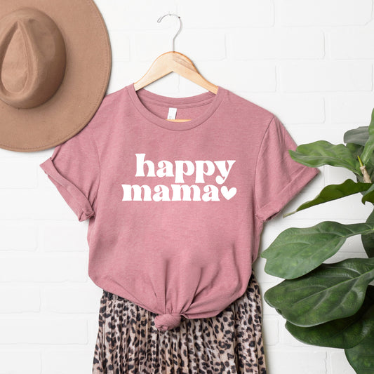 Happy Mama | Short Sleeve Graphic Tee