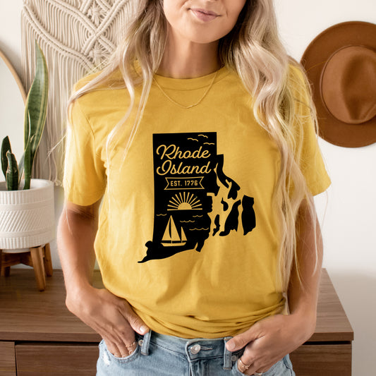 Rhode Island Vintage | Short Sleeve Graphic Tee