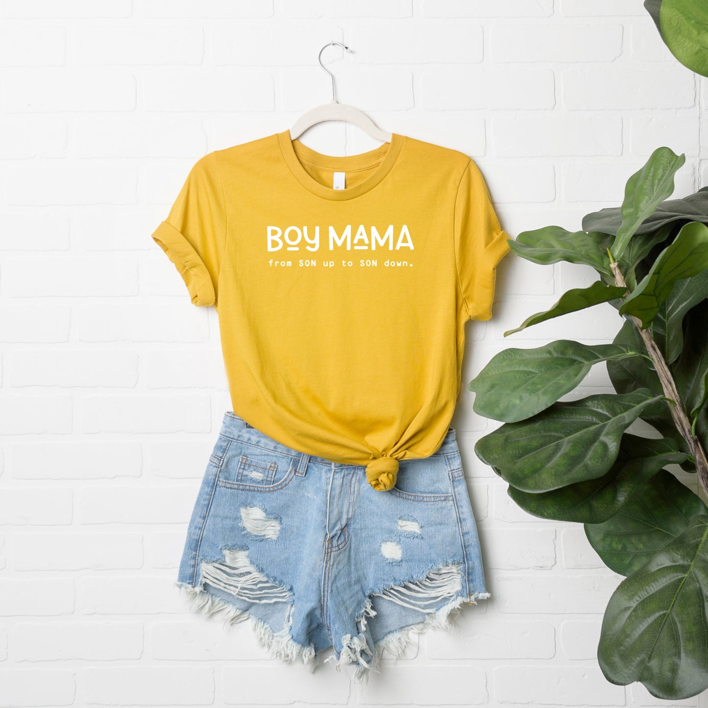 Boy Mama From Son Up To Son Down | Short Sleeve Graphic Tee