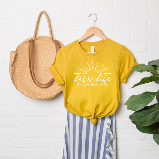 Lake Life is the Best Life Sun | Short Sleeve Graphic Tee
