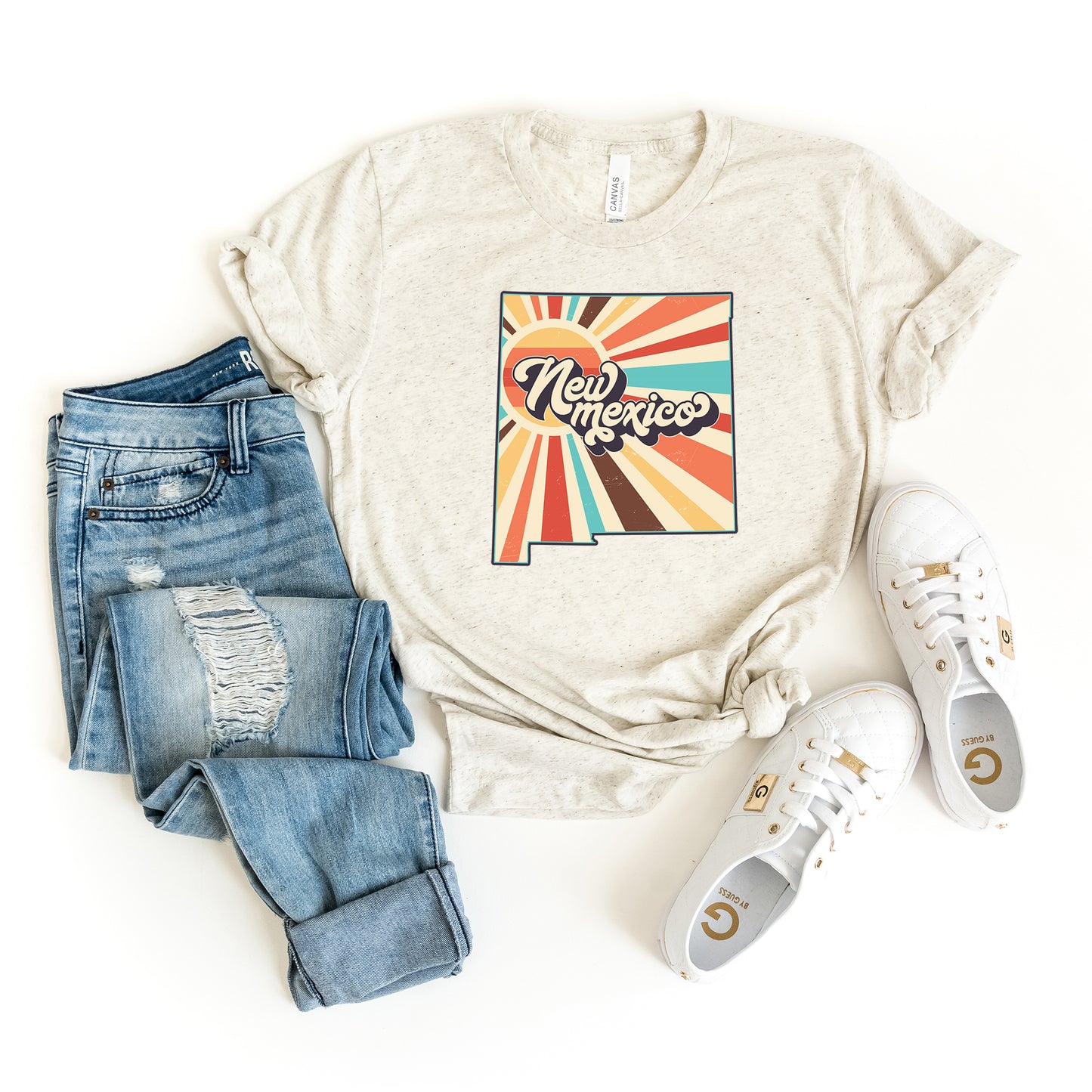 Retro New Mexico | Short Sleeve Graphic Tee
