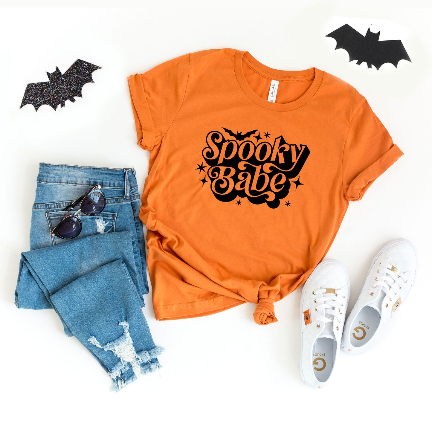 Spooky Babe Bat | Short Sleeve Crew Neck