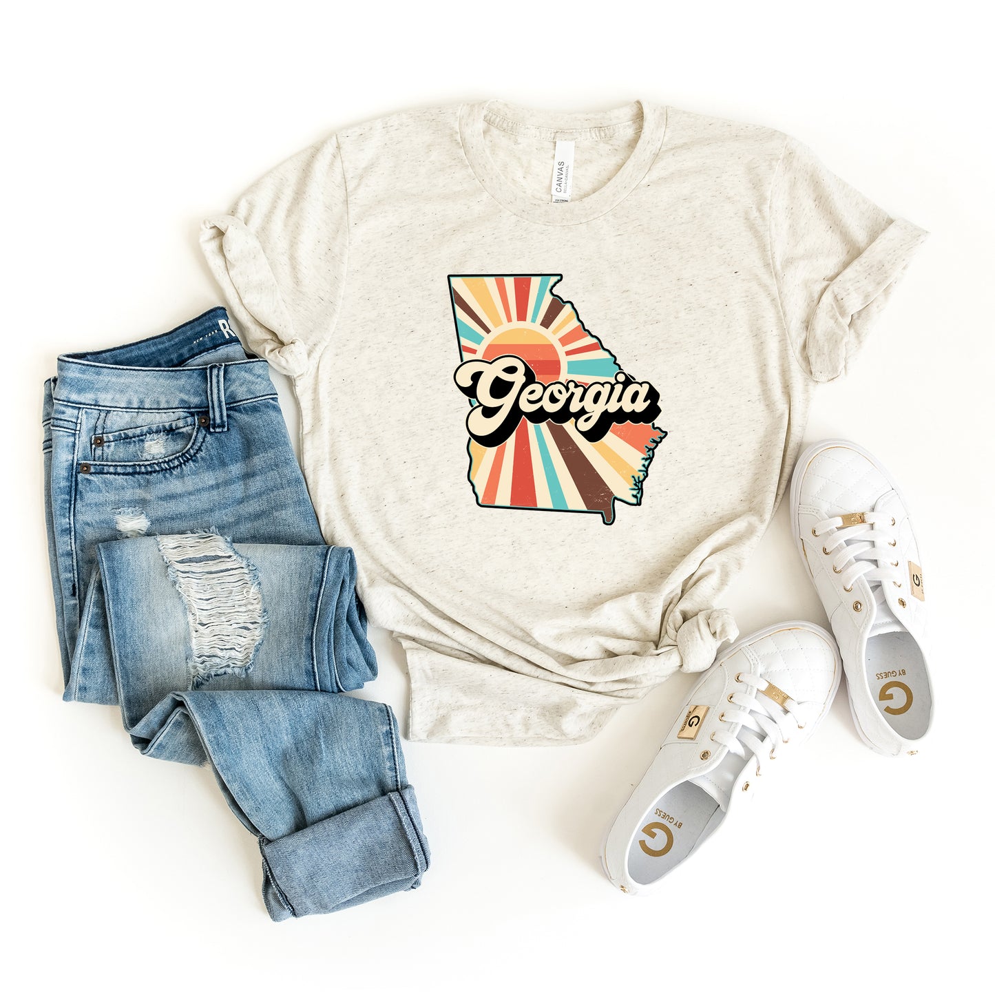 Retro Georgia | Short Sleeve Graphic Tee