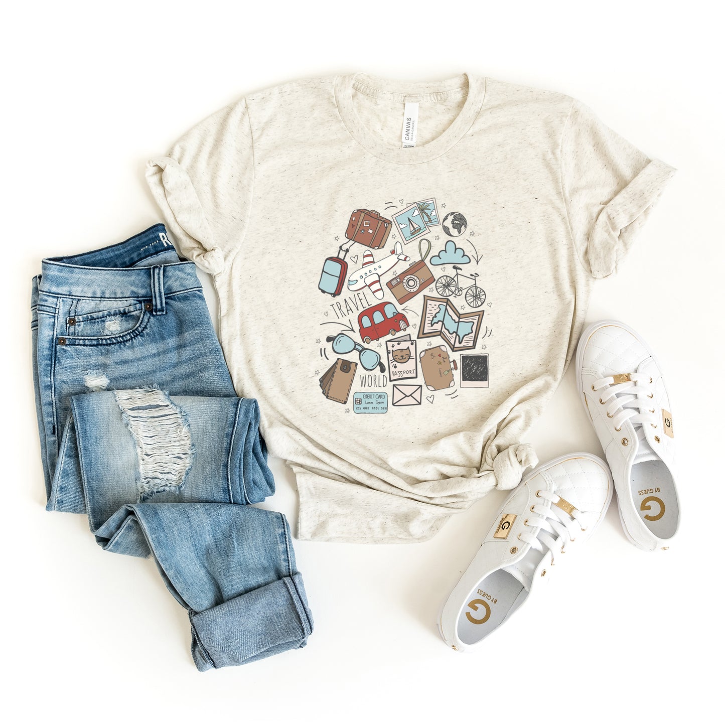 Travel Doodles | Short Sleeve Graphic Tee
