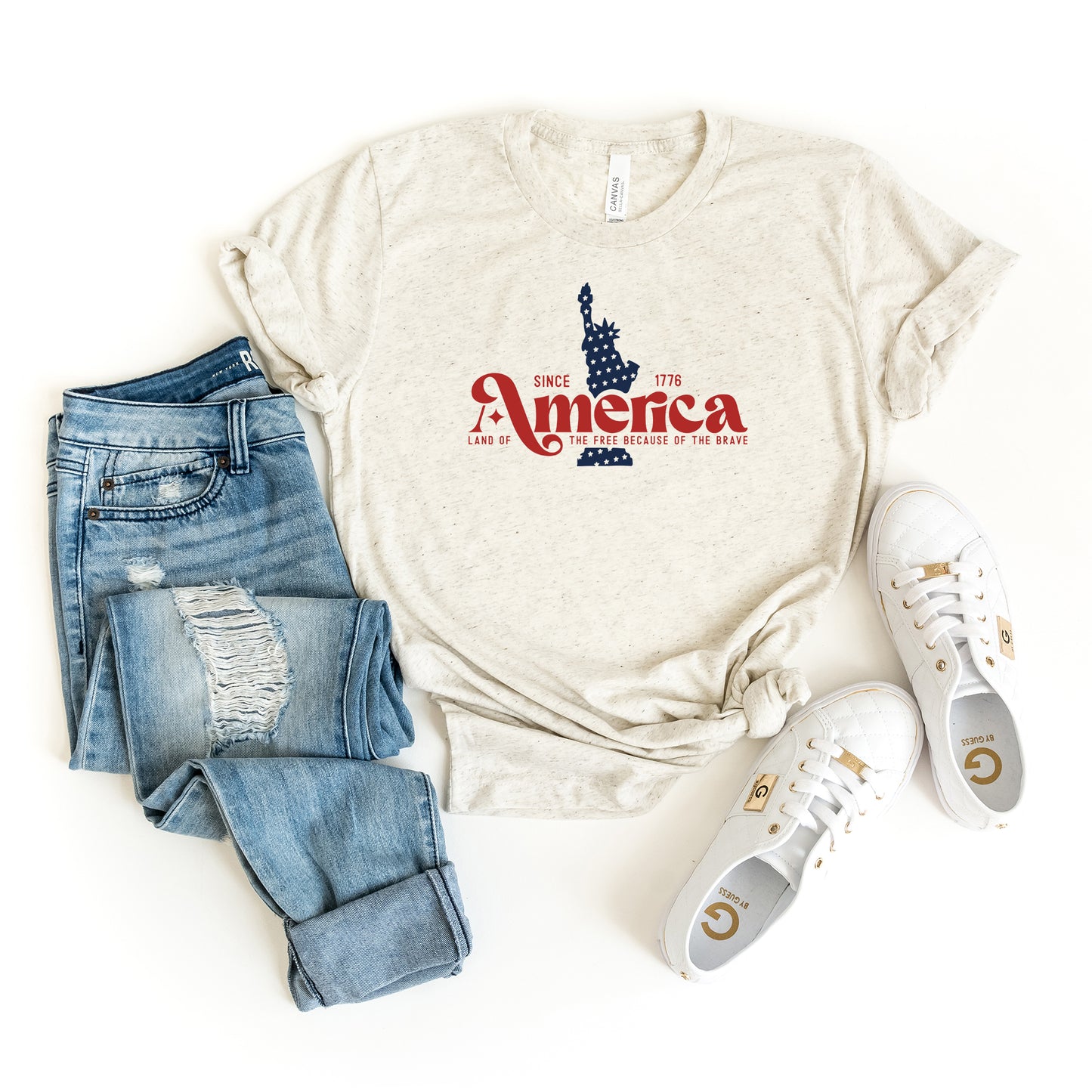 American Statue | Short Sleeve Graphic Tee
