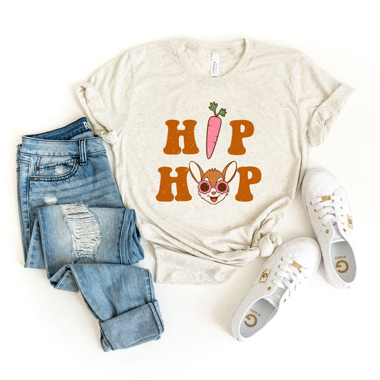 Hip Hop Bunny With Sunglasses | Short Sleeve Graphic Tee